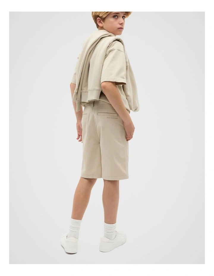 Chino Short in Cool Stone image 2