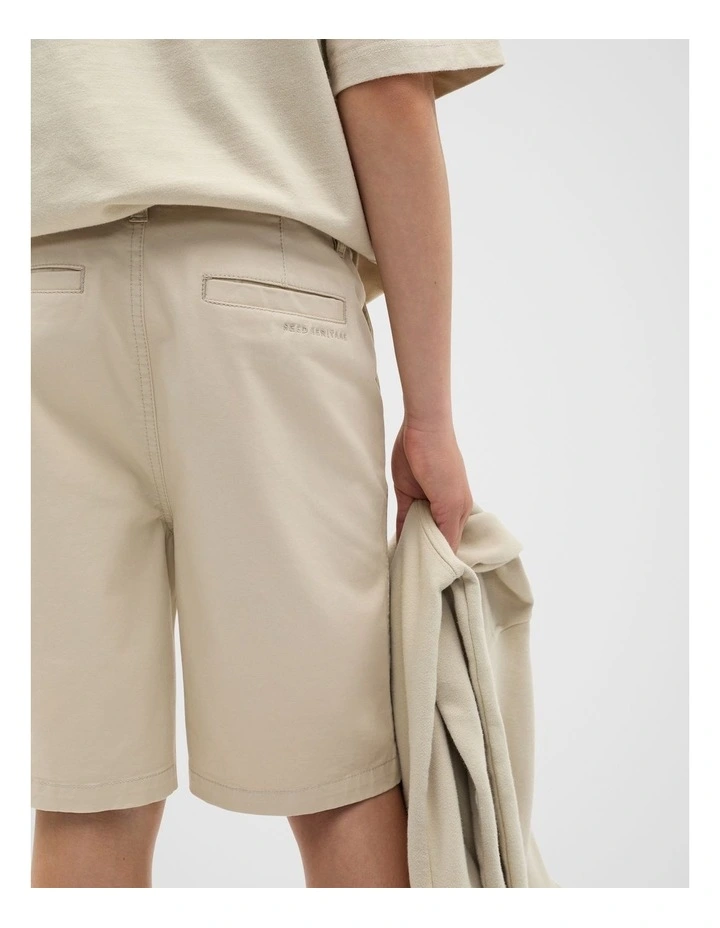 Chino Short in Cool Stone image 3