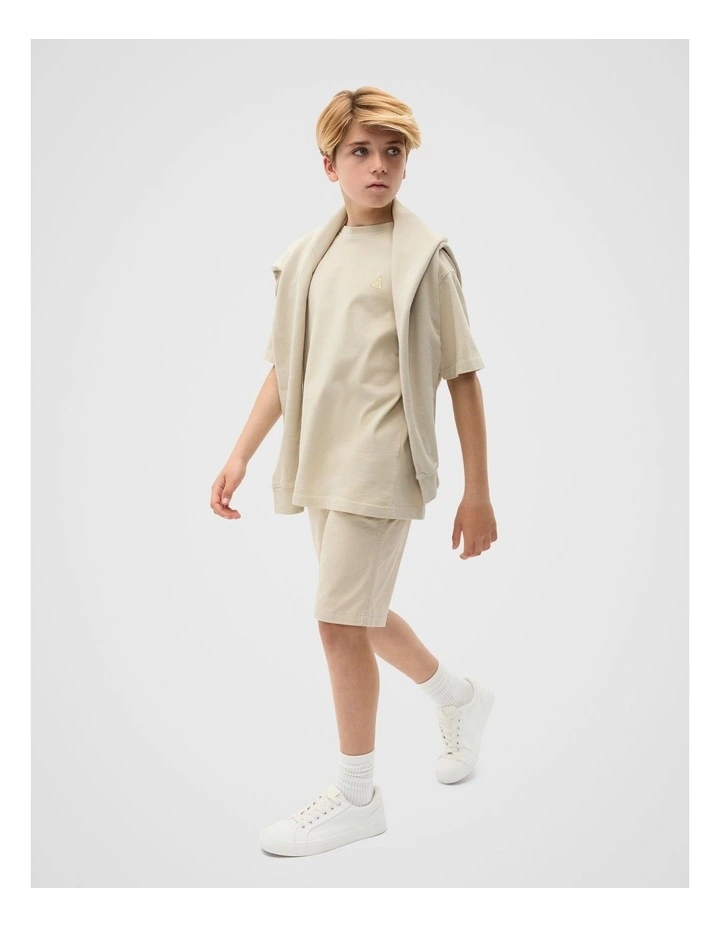 Chino Short in Cool Stone image 4