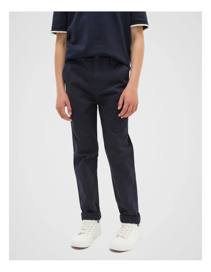 Chino Pant in Midnight Blue image 1