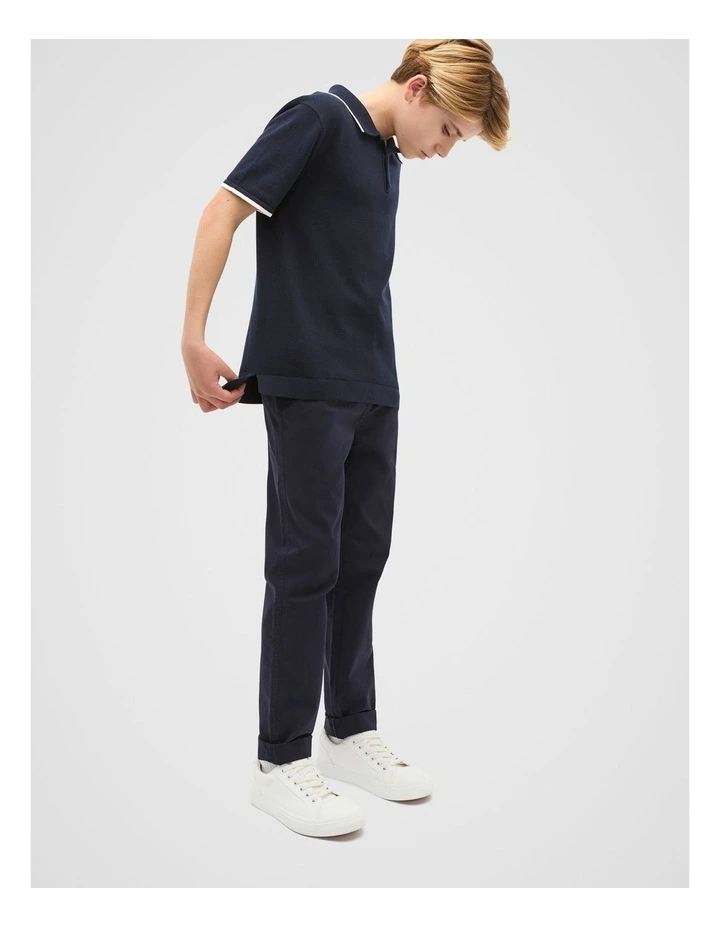 Chino Pant in Midnight Blue image 4