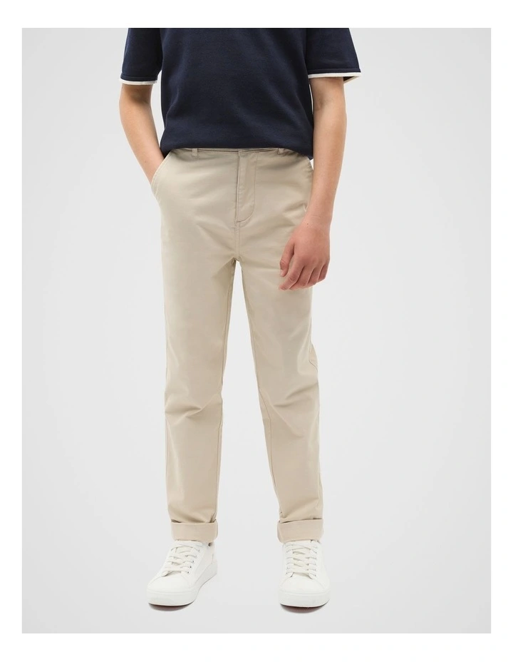 Chino Pant in Beige image 1