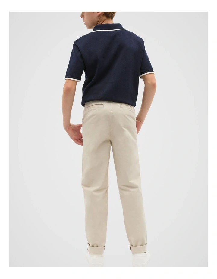 Chino Pant in Beige image 2