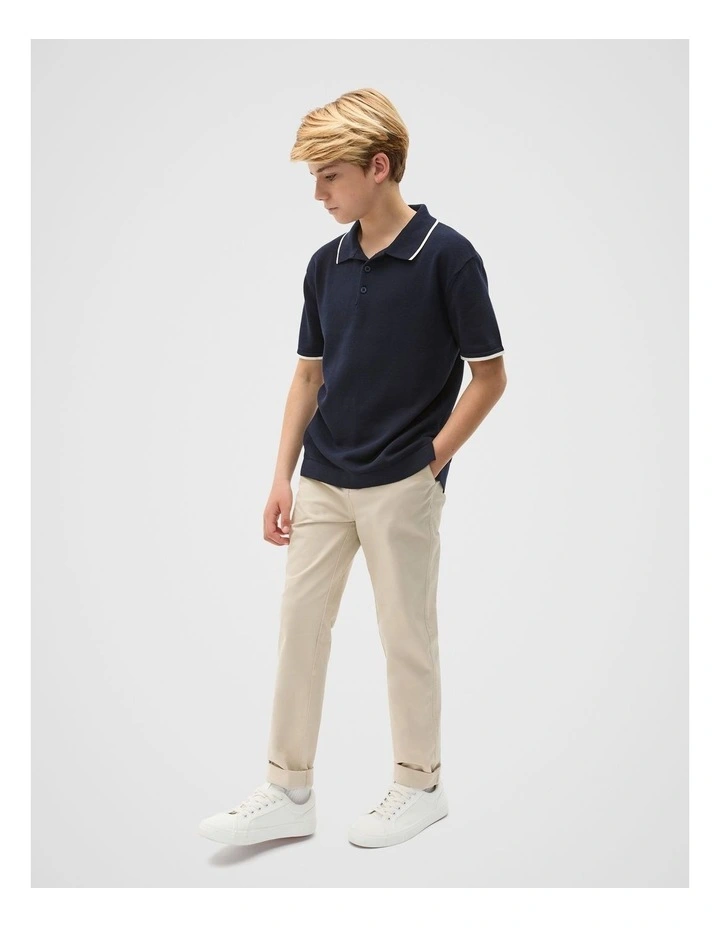 Chino Pant in Beige image 4