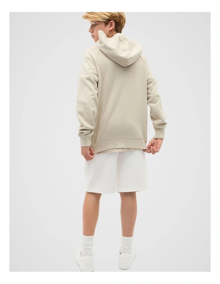 Garment Dye Hoodie in Cool Stone image 2