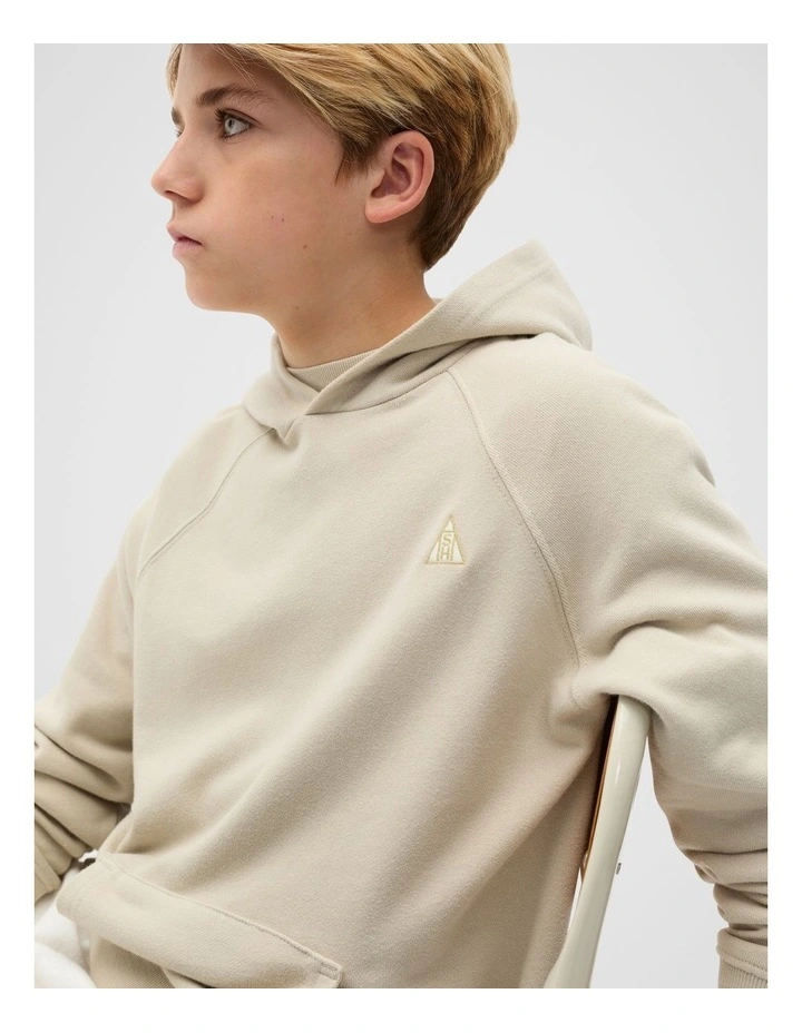 Garment Dye Hoodie in Cool Stone image 4