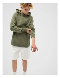 Garment Dye Hoodie in Vintage Khaki