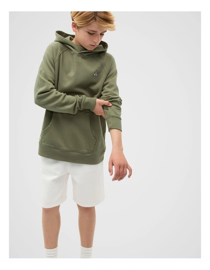 Garment Dye Hoodie in Vintage Khaki image 1