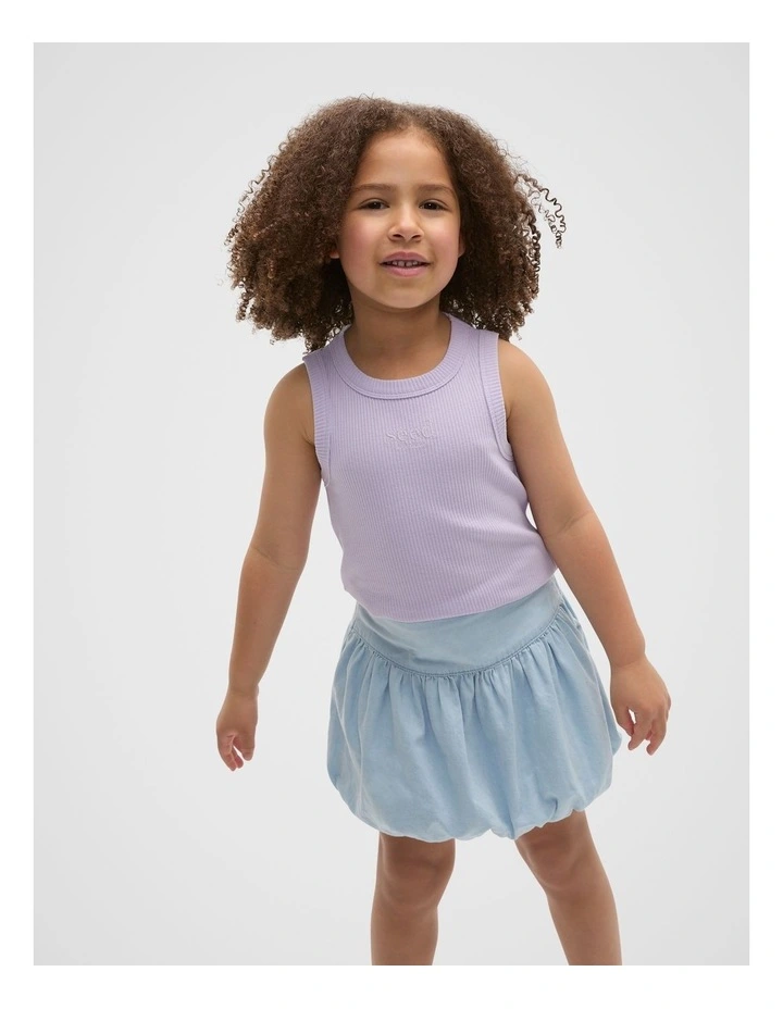Core Logo Rib Tank in Lavender image 1