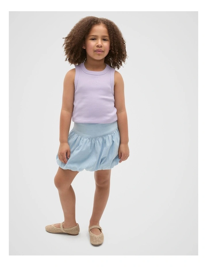 Core Logo Rib Tank in Lavender image 3