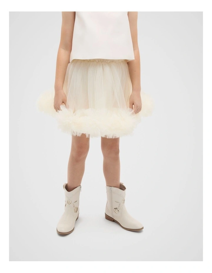 Tulle Skirt in Classic Cream image 1