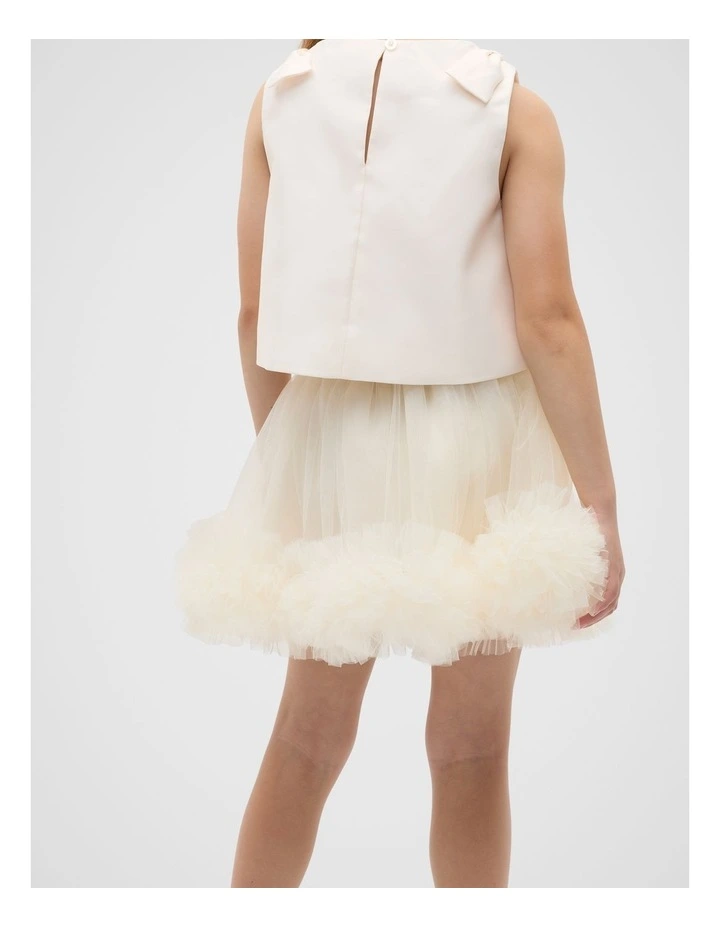 Tulle Skirt in Classic Cream image 2