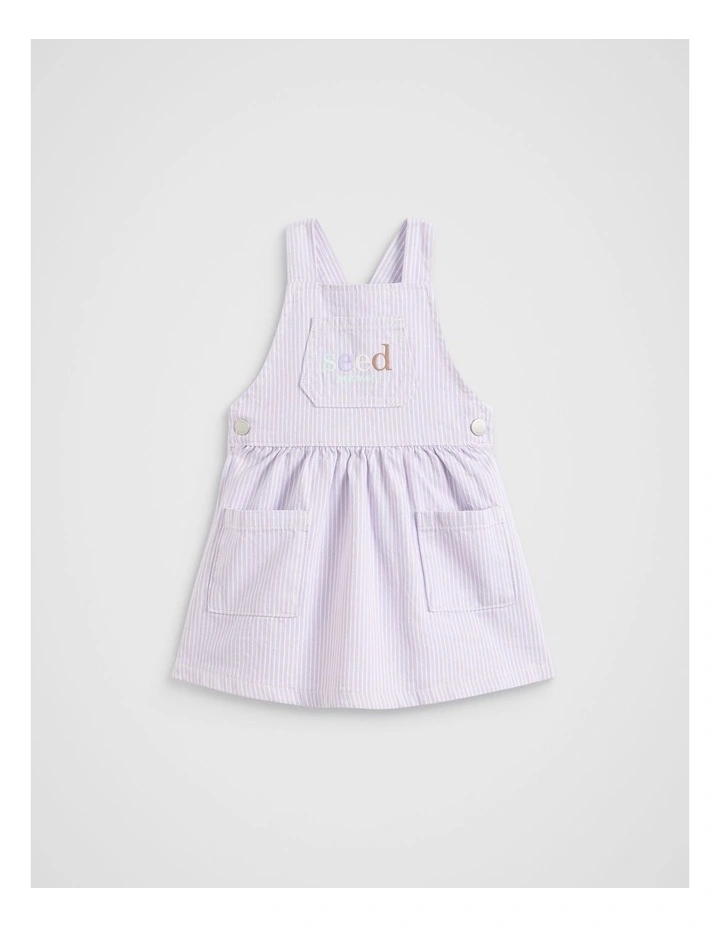 Core Logo Pinafore in Lavender image 1