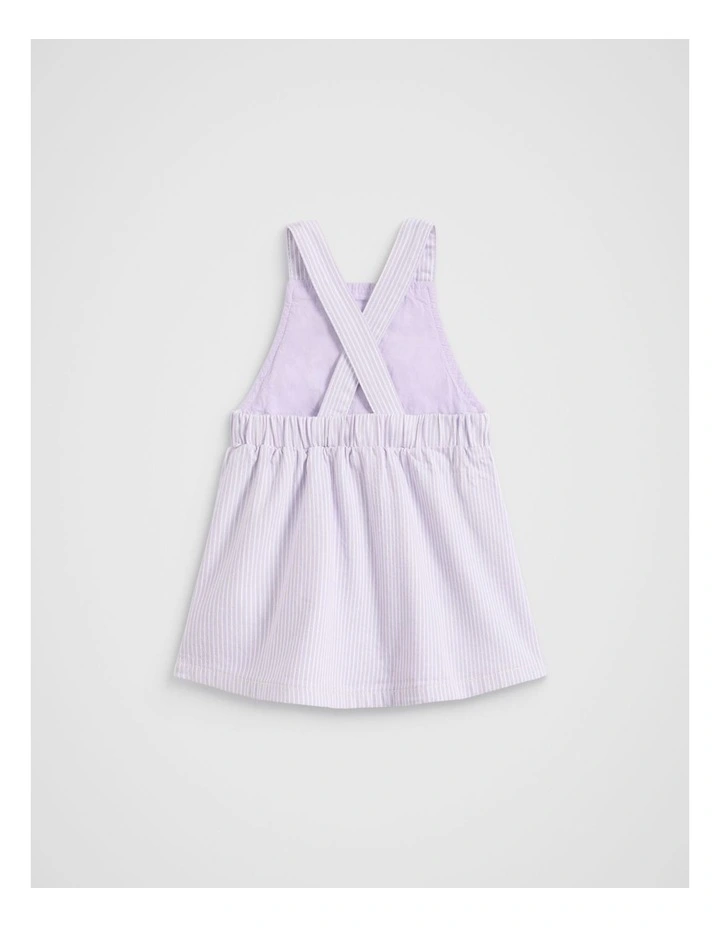 Core Logo Pinafore in Lavender image 2