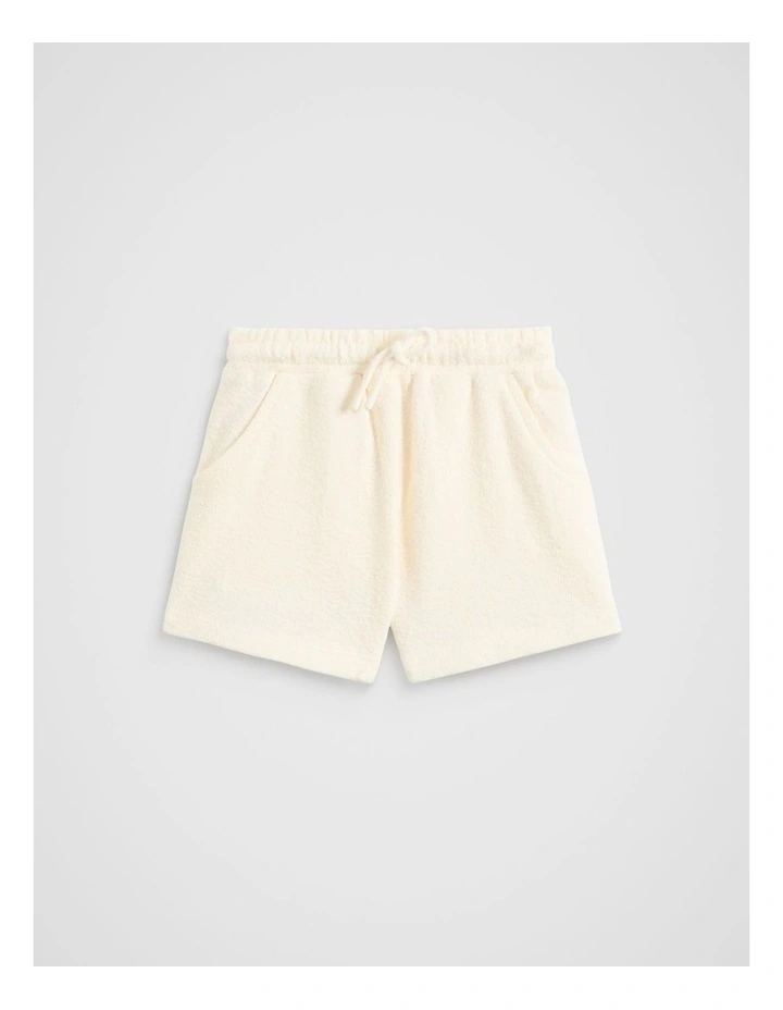 Textured Short in Vintage Cream image 1