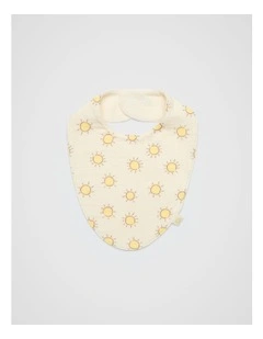 Sunny Dribble Bib in Sunshine