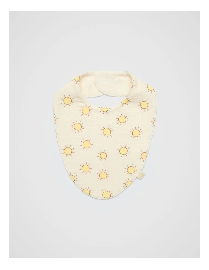Sunny Dribble Bib in Sunshine image 1
