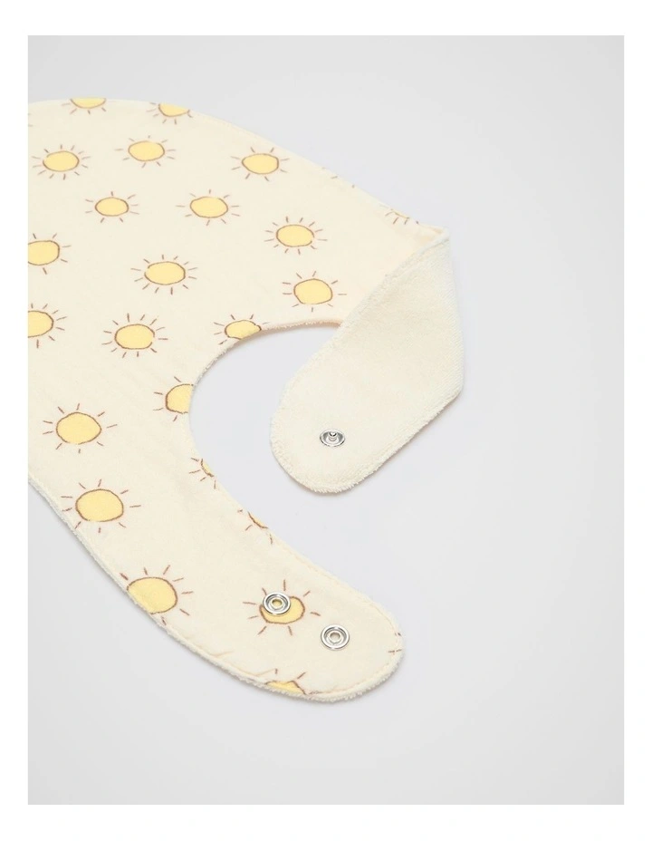 Sunny Dribble Bib in Sunshine image 2