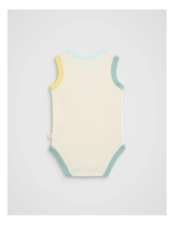 Multi Logo Bodysuit in Buttermilk image 2