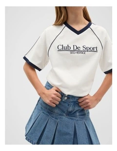 Club De Sport Tee in White