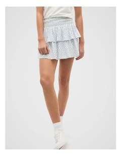 Ditsy Skirt in Canvas