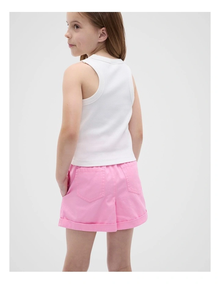 Core Logo Rib Tank in Canvas image 2