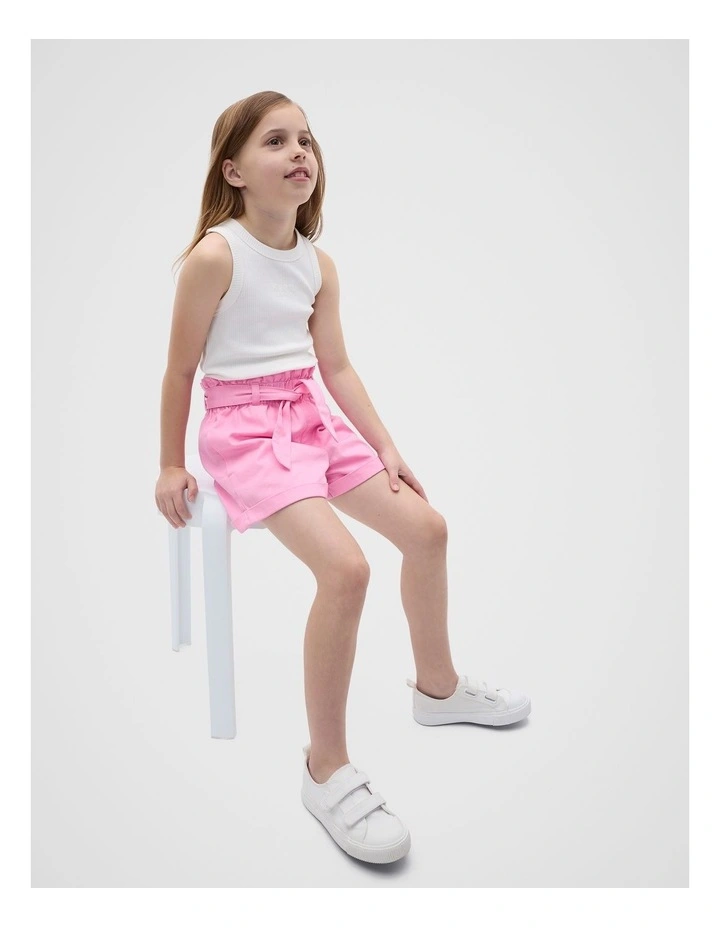 Core Logo Rib Tank in Canvas image 3