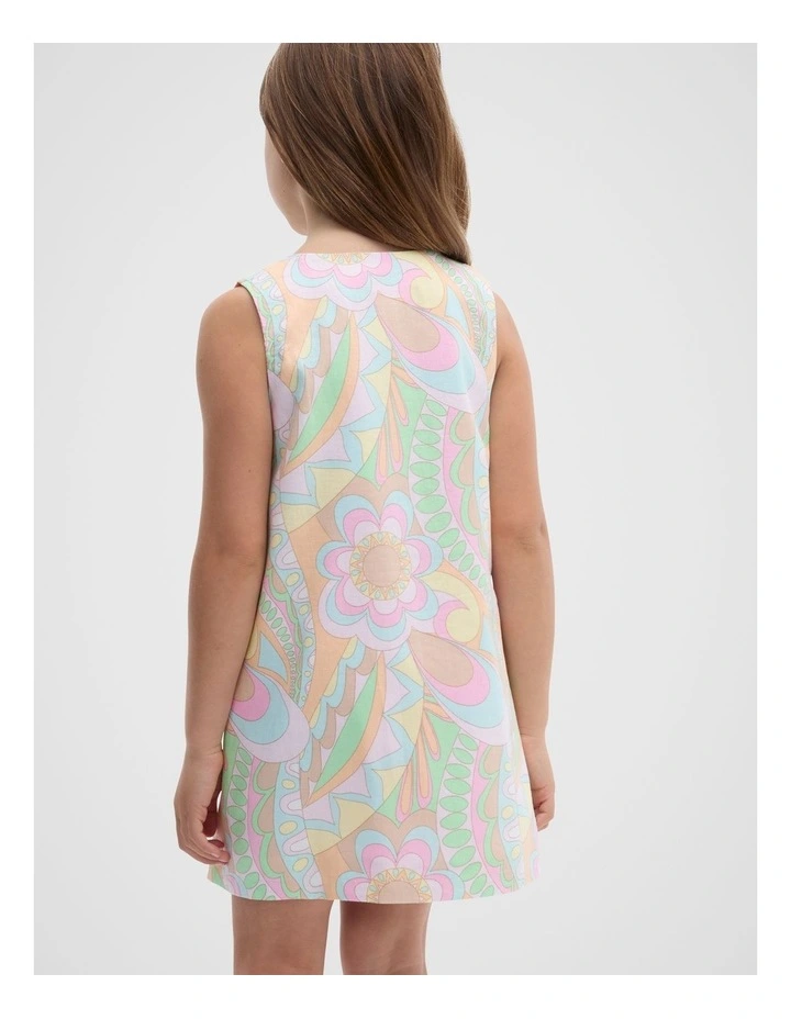 Paisley Dress in Multi image 2