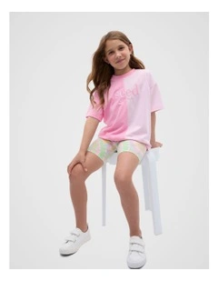 Paisley Bike Short in Multi