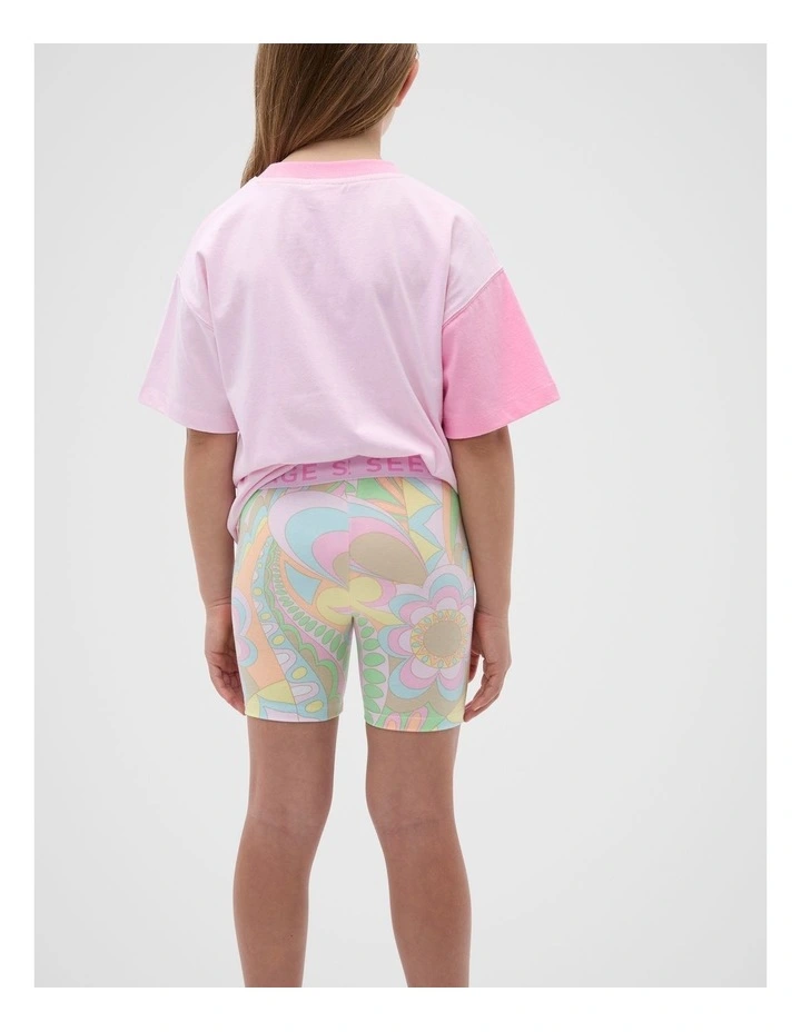 Paisley Bike Short in Multi image 2