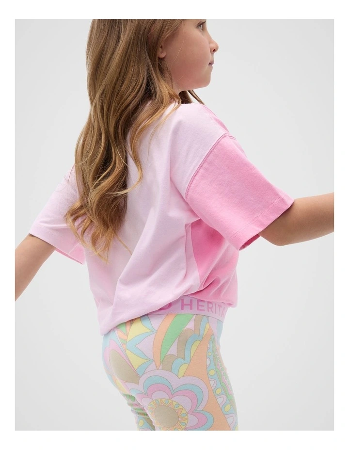 Paisley Bike Short in Multi image 3