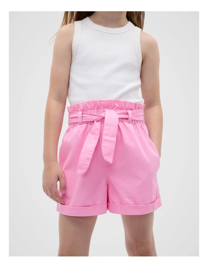 Paperbag Shorts in Candy Pink image 1