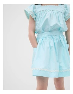 Ric Rac Skirt in Skyway