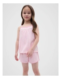 Stripe Cami Pyjama in Candy Pink
