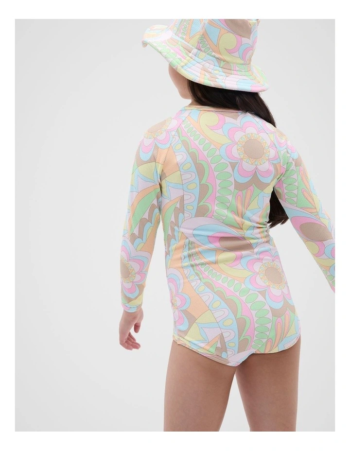 Paisley Rashsuit in Multi image 2