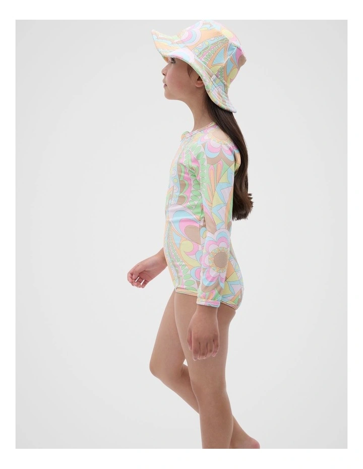 Paisley Rashsuit in Multi image 3