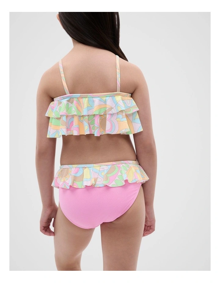 Paisley Ruffle Bikini in Multi image 2