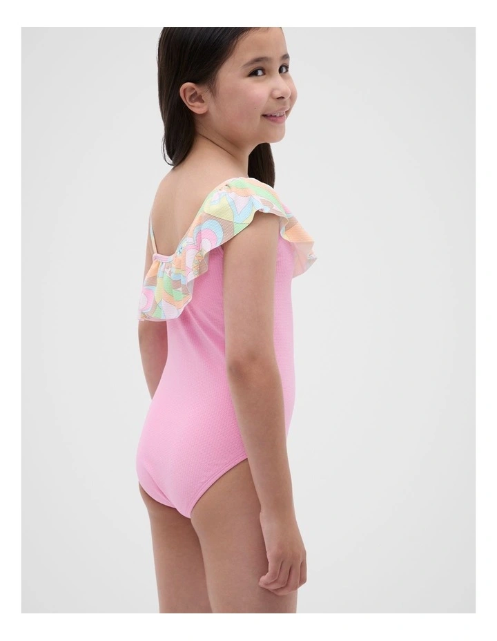 Ruffle Bather in Candy Pink image 2
