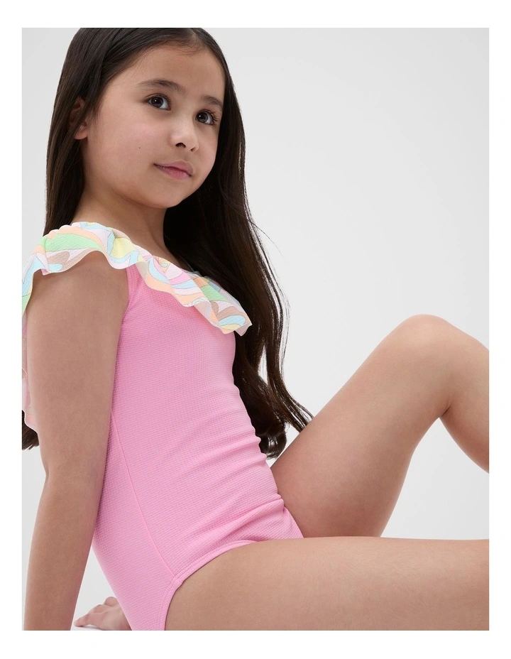 Ruffle Bather in Candy Pink image 3