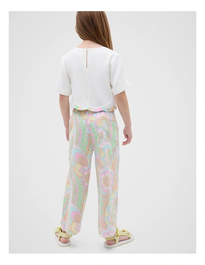 Scallop Spliced Top in Canvas image 2