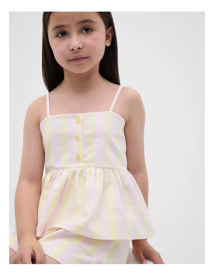 Stripe Cami in Yellow image 1