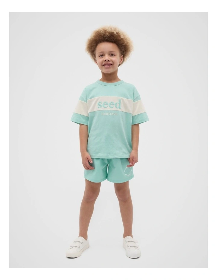 Core Garment Dye Short in Washed Navy image 3