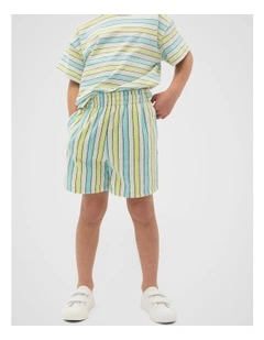 Stripe Shorts in Multi