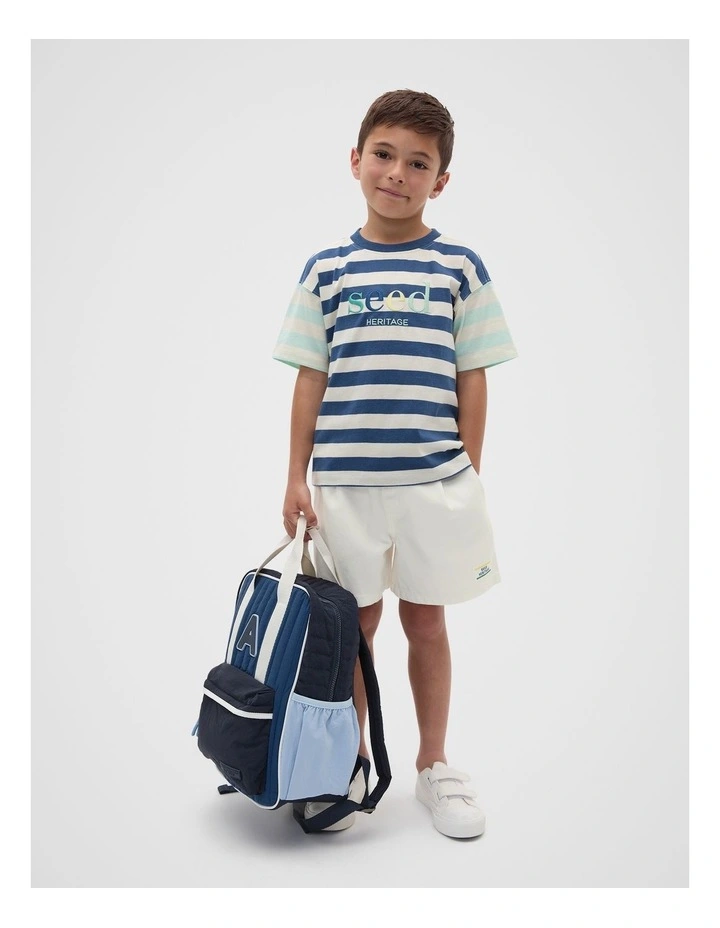 Everyday Denim Shorts in Cream image 3