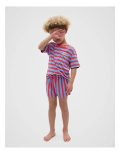 Dreamer Pyjama in Multi Stripe