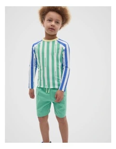 Stripe Logo Rashvest in Multi