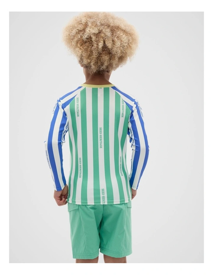 Stripe Logo Rashvest in Multi image 2