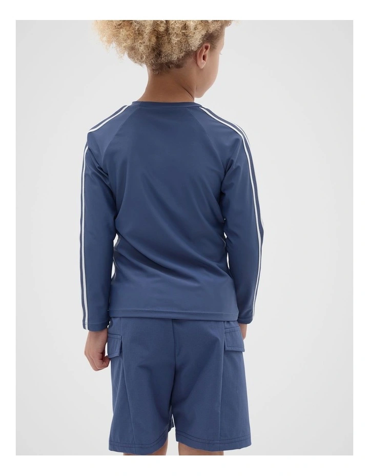 Side Tape Rashvest in Blue image 2