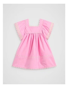 Ric Rac Dress in Pink