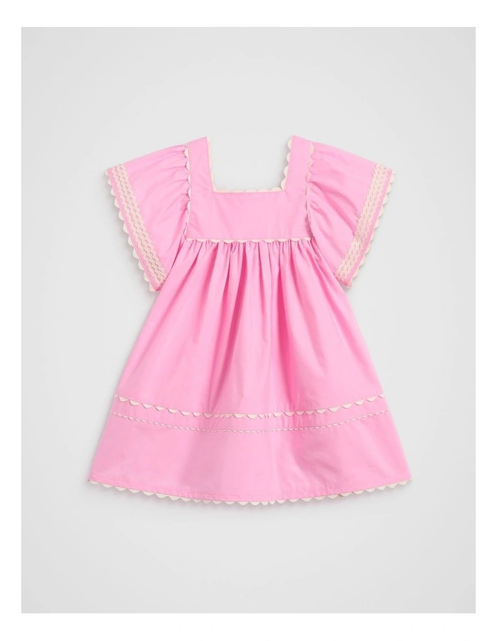 Ric Rac Dress in Pink image 1